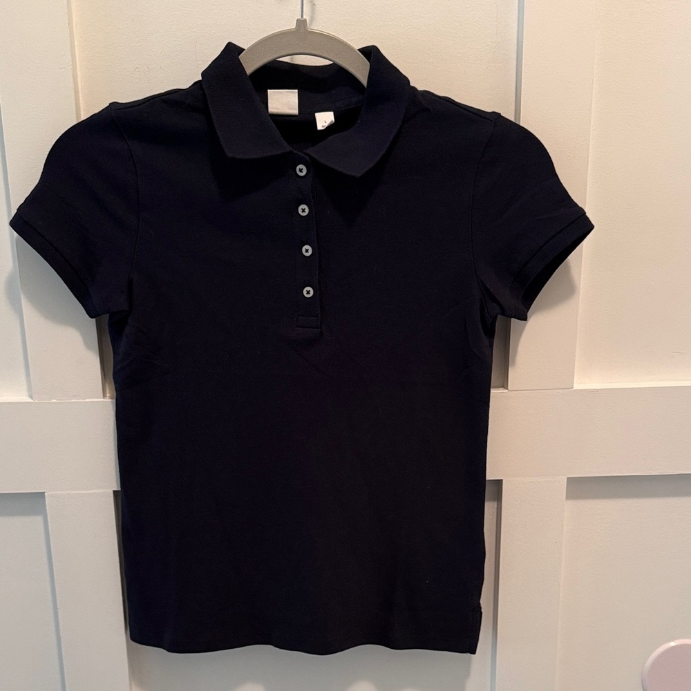 NWT GAP Girls Short Navy  Polo Shirt size Large